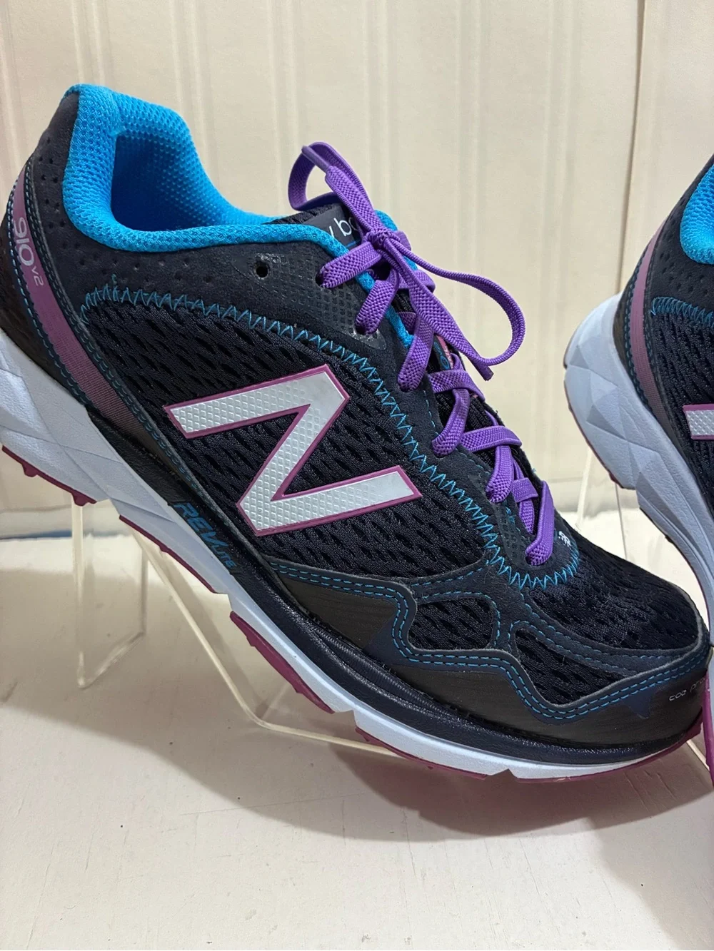 New Balance Women's Navy, Purple & Teal Running Sneakers